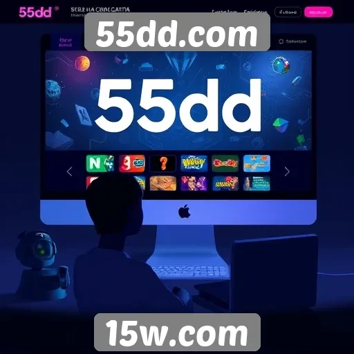 Experiência do usuário no site 55dd.com